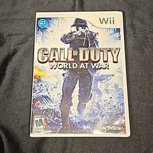 Call of Duty World At War Nintendo Wii Complete Video Game & Manual VGC